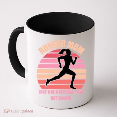 Runner Mom Funny Marathon Running Jogging Mothers Day Gift Coffee Mug