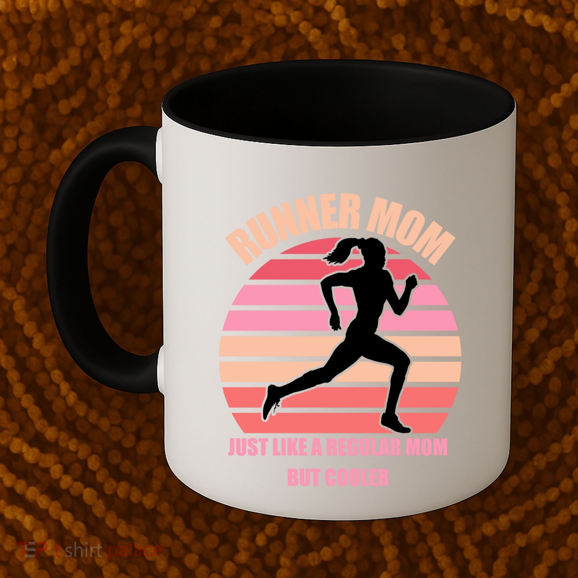 Runner Mom Funny Marathon Running Jogging Mothers Day Gift Coffee Mug