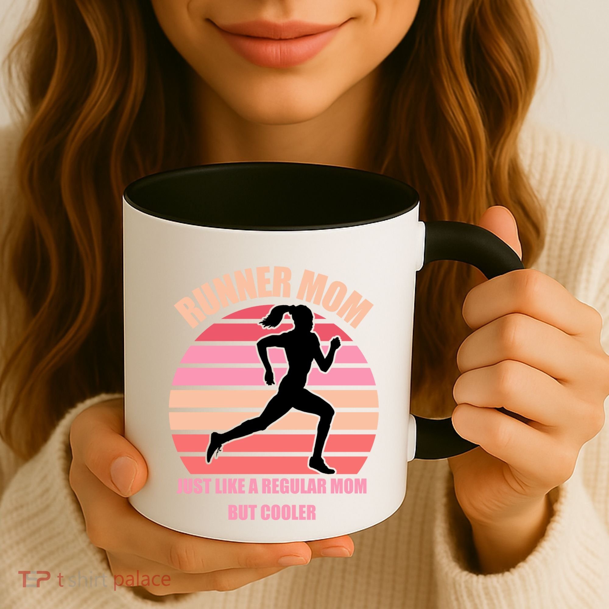 Runner Mom Funny Marathon Running Jogging Mothers Day Gift Coffee Mug