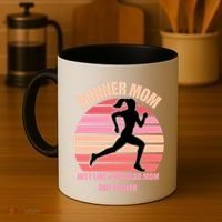 Runner Mom Funny Marathon Running Jogging Mothers Day Gift Coffee Mug thumb 4