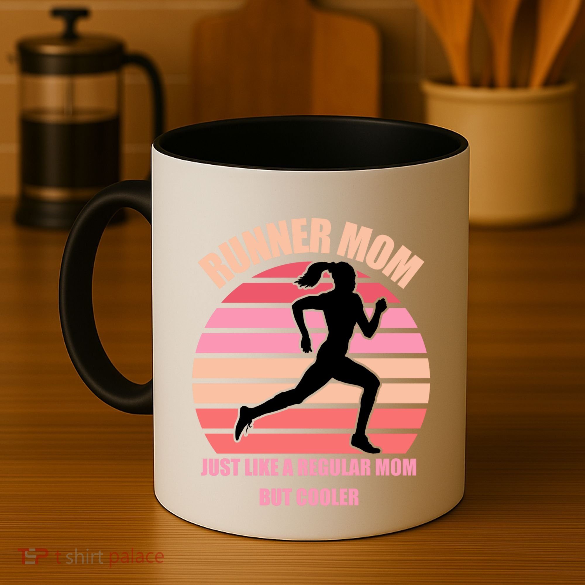 Runner Mom Funny Marathon Running Jogging Mothers Day Gift Coffee Mug