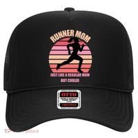 Runner Mom Funny Marathon Running Jogging Mothers Day Gift Hat thumb 0