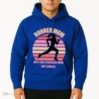 Runner Mom Funny Marathon Running Jogging Mothers Day Gift Hoodie thumb 2