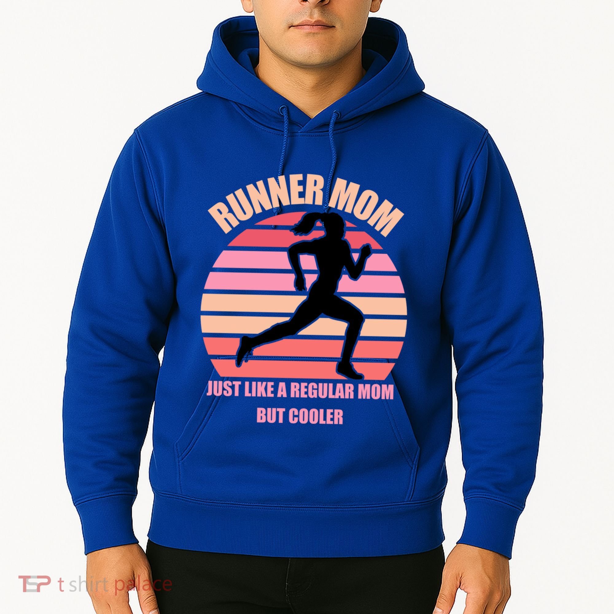 Runner Mom Funny Marathon Running Jogging Mothers Day Gift Hoodie