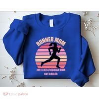 Runner Mom Funny Marathon Running Jogging Mothers Day Gift Sweatshirt thumb 2