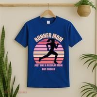 Runner Mom Funny Marathon Running Jogging Mothers Day Gift T-Shirt thumb 2