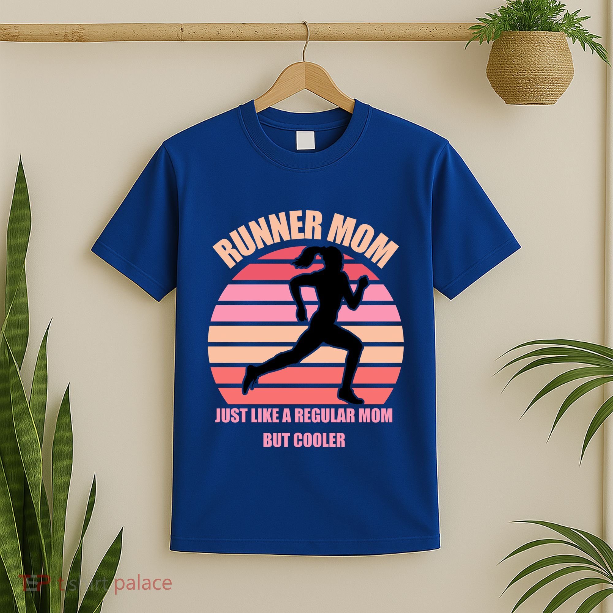 Runner Mom Funny Marathon Running Jogging Mothers Day Gift T-Shirt
