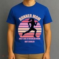Runner Mom Funny Marathon Running Jogging Mothers Day Gift T-Shirt thumb 3