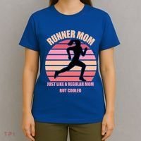 Runner Mom Funny Marathon Running Jogging Mothers Day Gift T-Shirt thumb 4