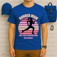 Runner Mom Funny Marathon Running Jogging Mothers Day Gift T-Shirt thumb 6