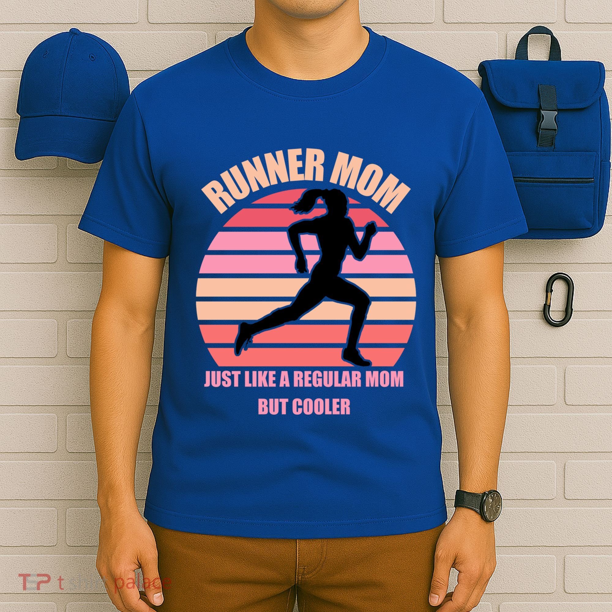 Runner Mom Funny Marathon Running Jogging Mothers Day Gift T-Shirt