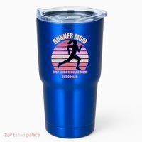 Runner Mom Funny Marathon Running Jogging Mothers Day Gift Tumbler thumb 0