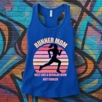 Runner Mom Funny Marathon Running Jogging Mothers Day Gift Women's Tank Top thumb 3