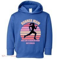 Runner Mom Funny Marathon Running Jogging Mothers Day Gift Toddler Hoodie thumb 0