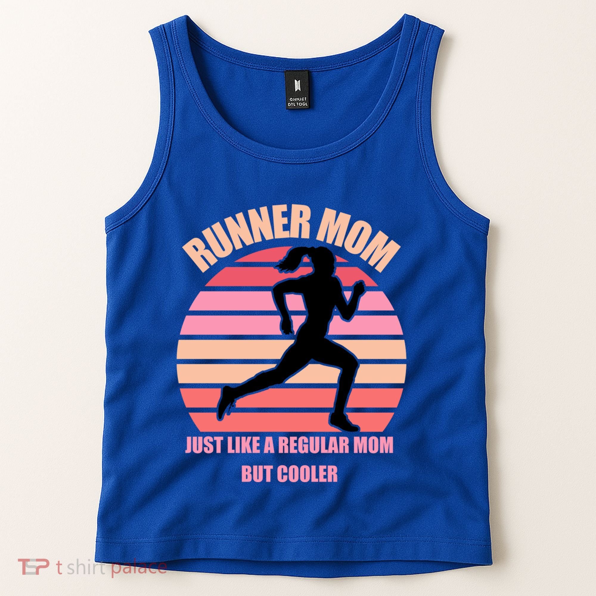 Runner Mom Funny Marathon Running Jogging Mothers Day Gift Tank Top