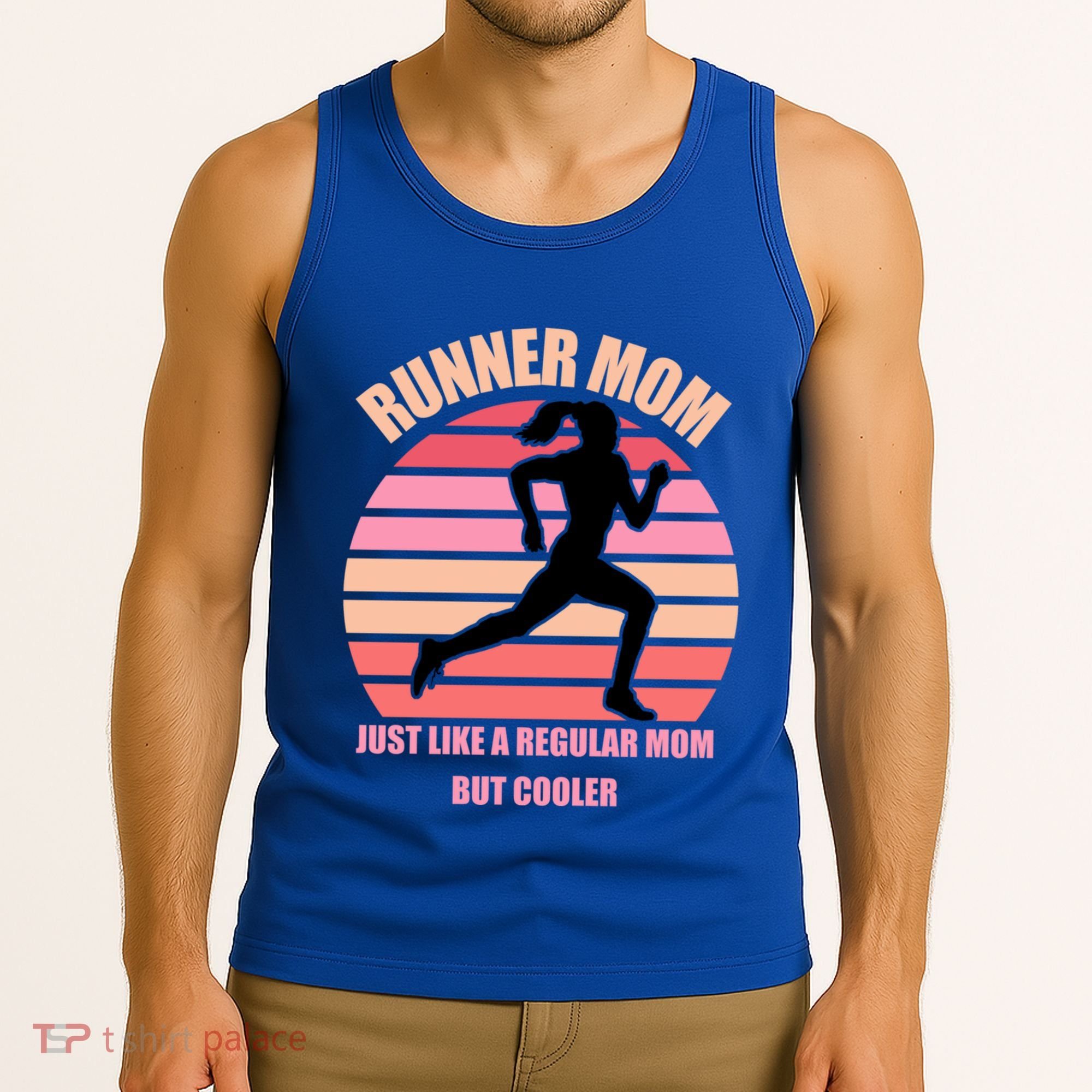 Runner Mom Funny Marathon Running Jogging Mothers Day Gift Tank Top