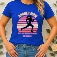 Runner Mom Funny Marathon Running Jogging Mothers Day Gift Women's T-Shirt thumb 2