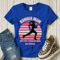 Runner Mom Funny Marathon Running Jogging Mothers Day Gift Women's T-Shirt thumb 3