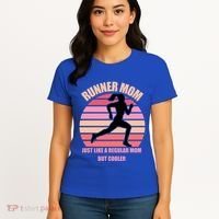 Runner Mom Funny Marathon Running Jogging Mothers Day Gift Women's T-Shirt thumb 4