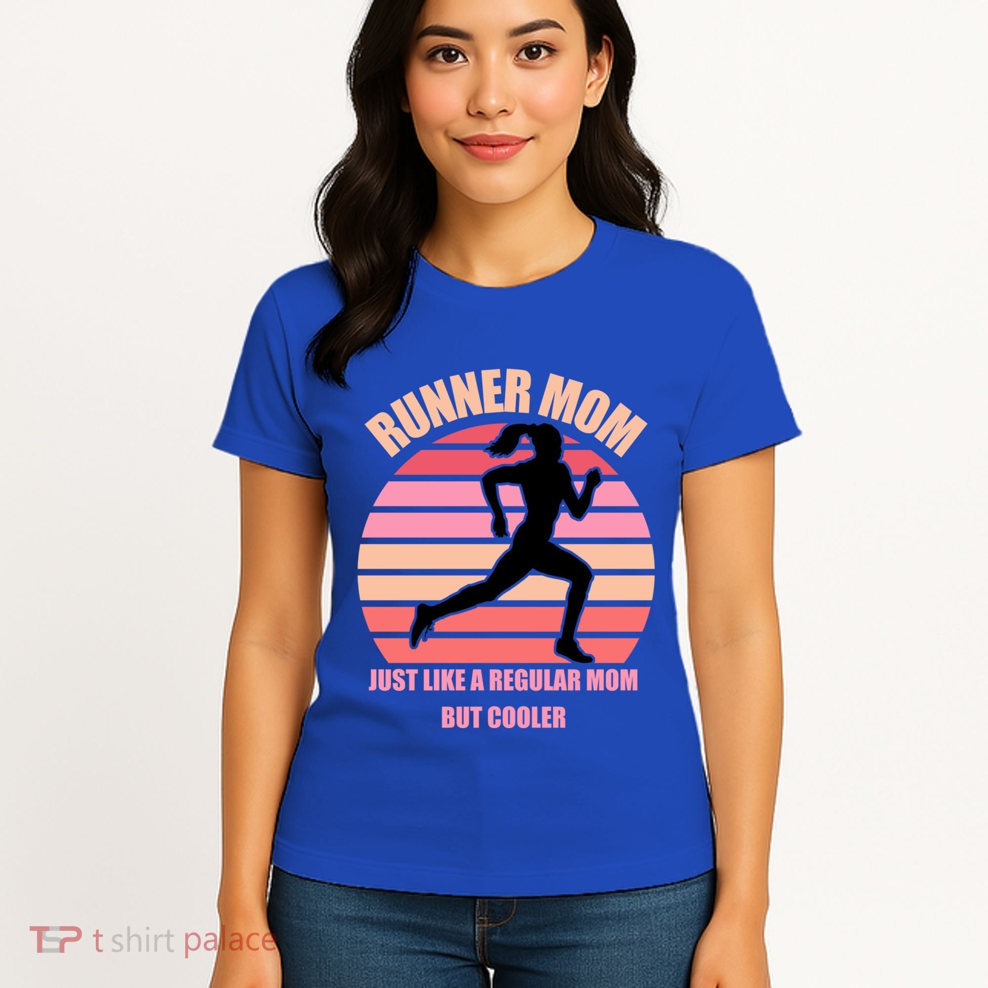 Runner Mom Funny Marathon Running Jogging Mothers Day Gift Women's T-Shirt
