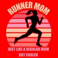 Runner Mom Funny Marathon Running Jogging Mothers Day Gift Santa Hat thumb 1