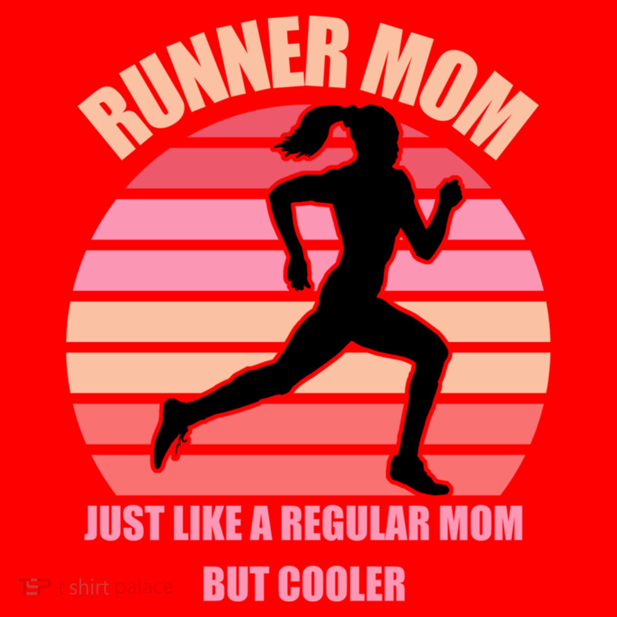 Runner Mom Funny Marathon Running Jogging Mothers Day Gift Santa Hat