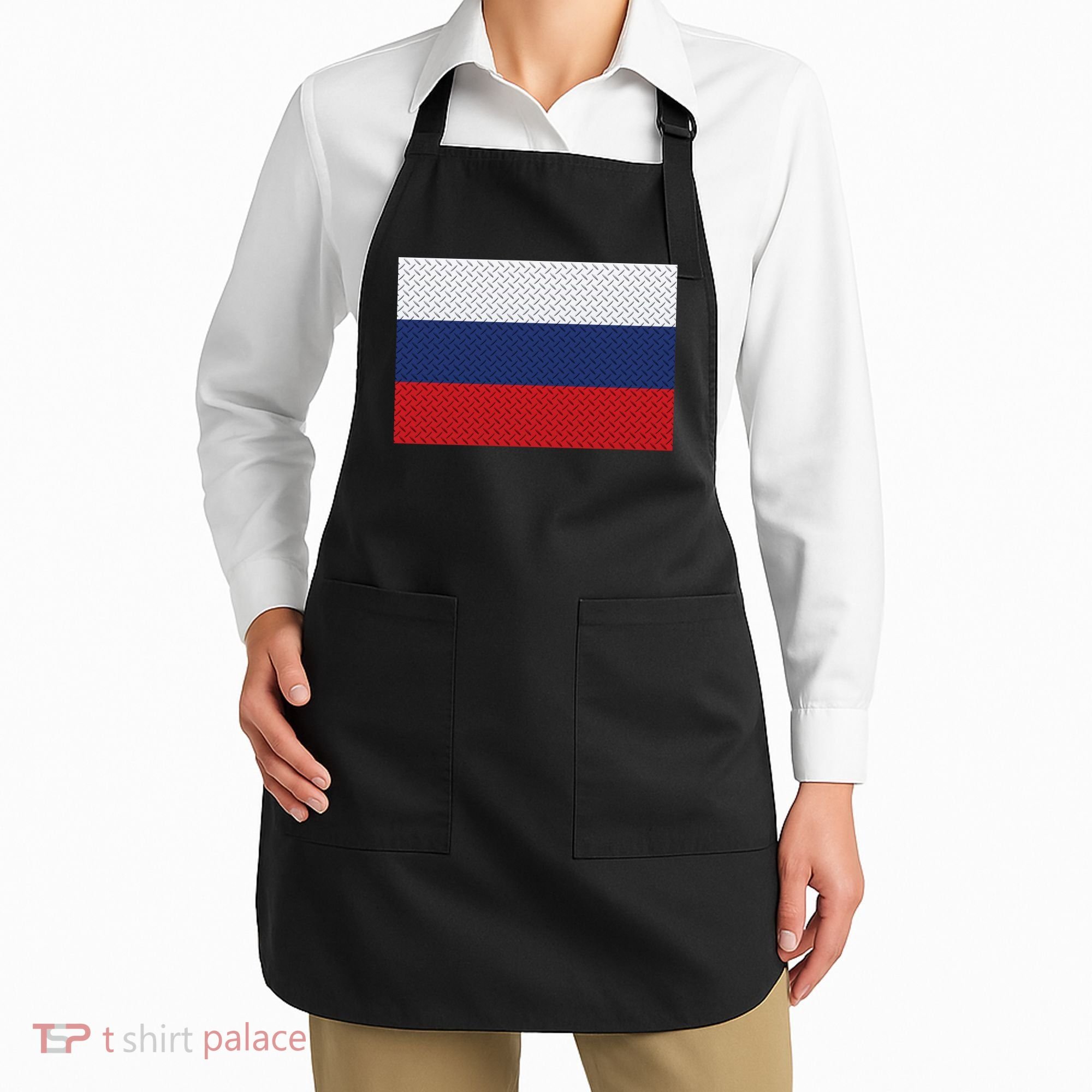 Russian Metal Flag Apron