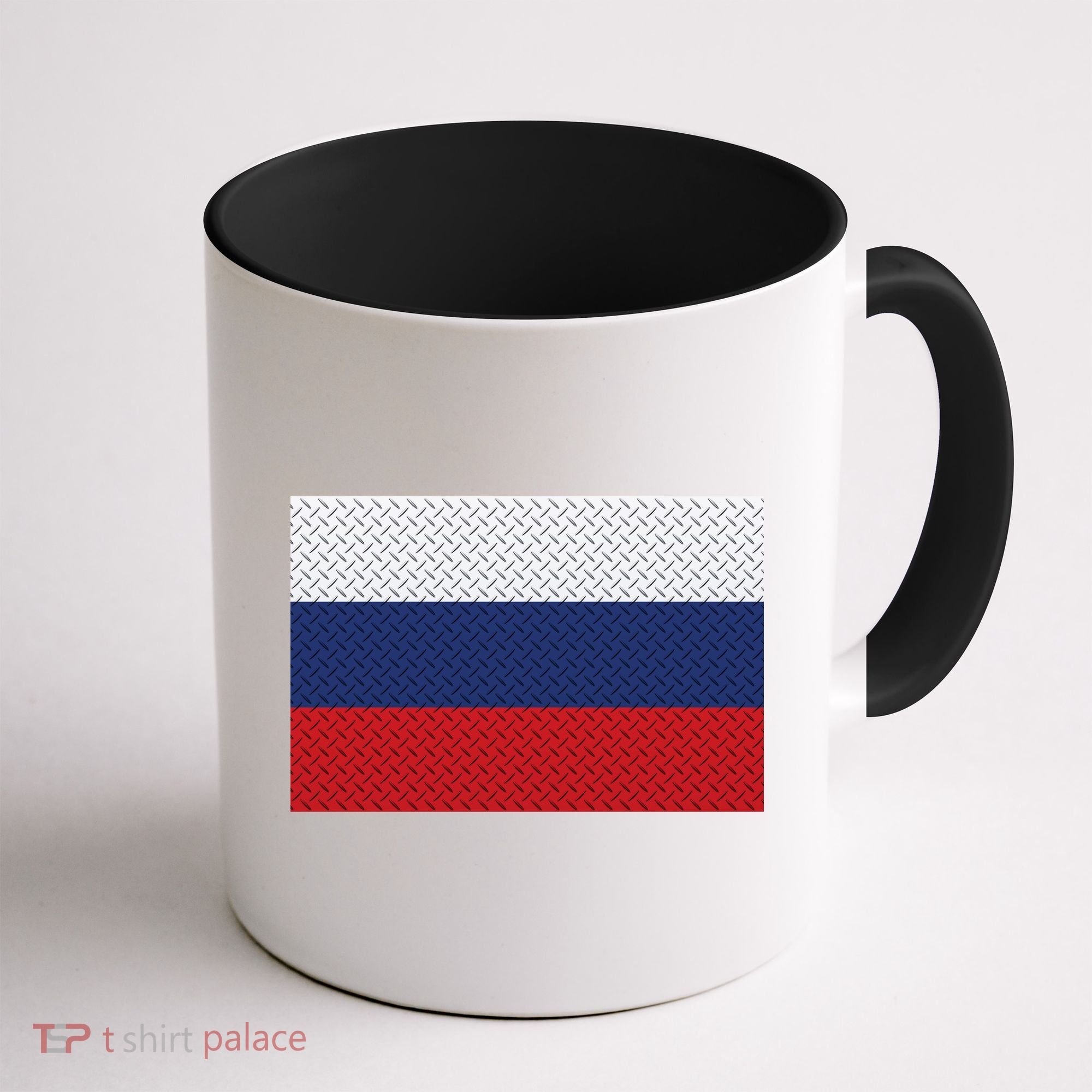 Russian Metal Flag Coffee Mug