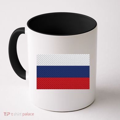 Russian Metal Flag Coffee Mug