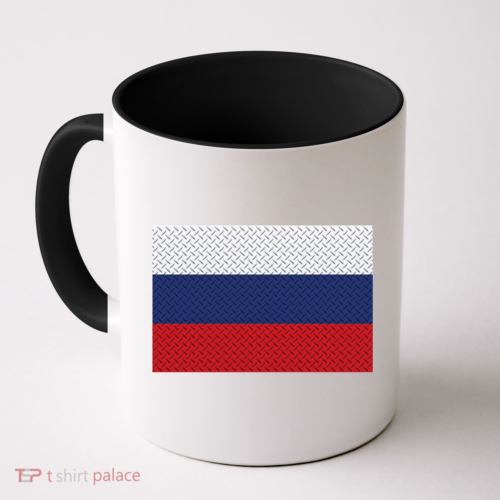 Russian Metal Flag Coffee Mug