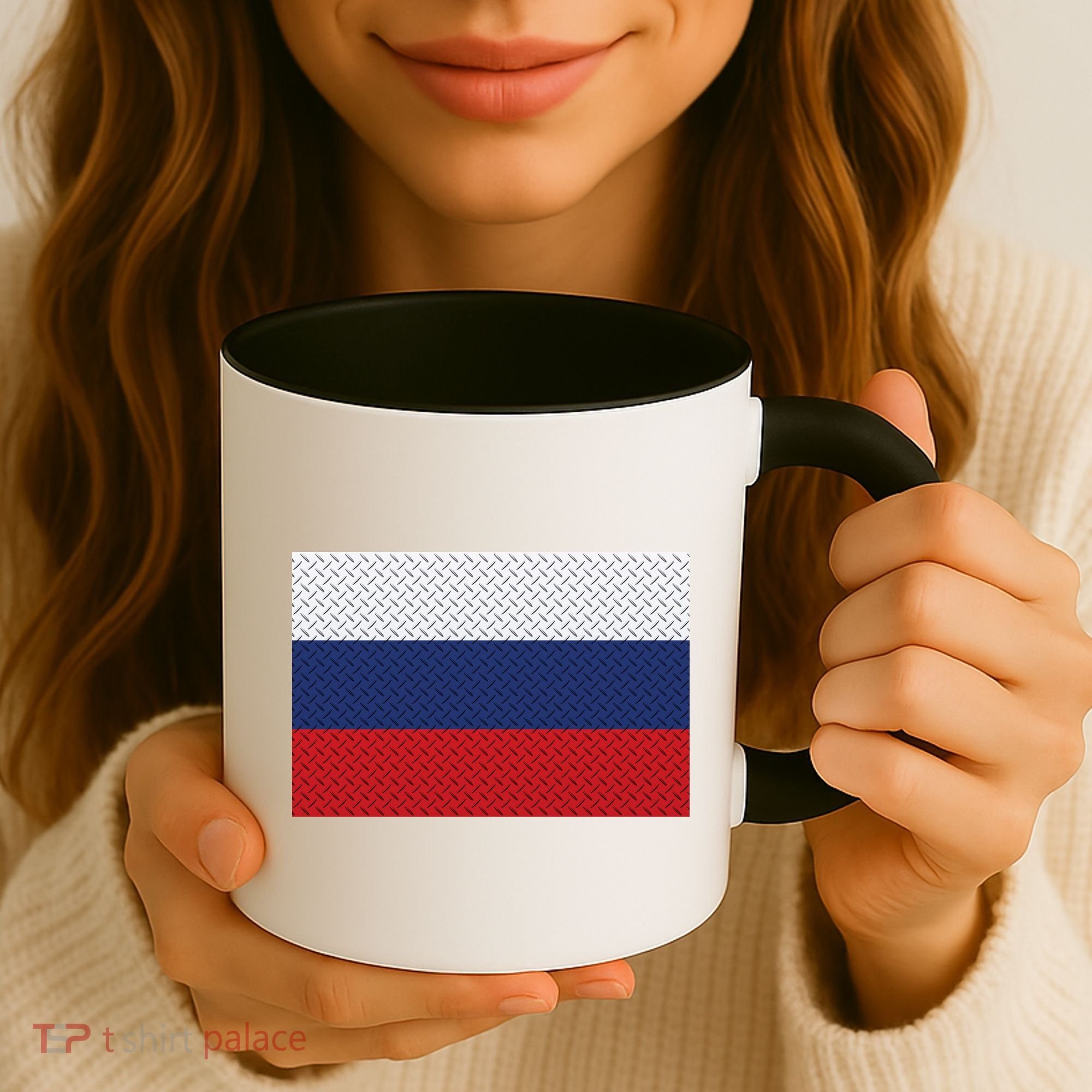 Russian Metal Flag Coffee Mug
