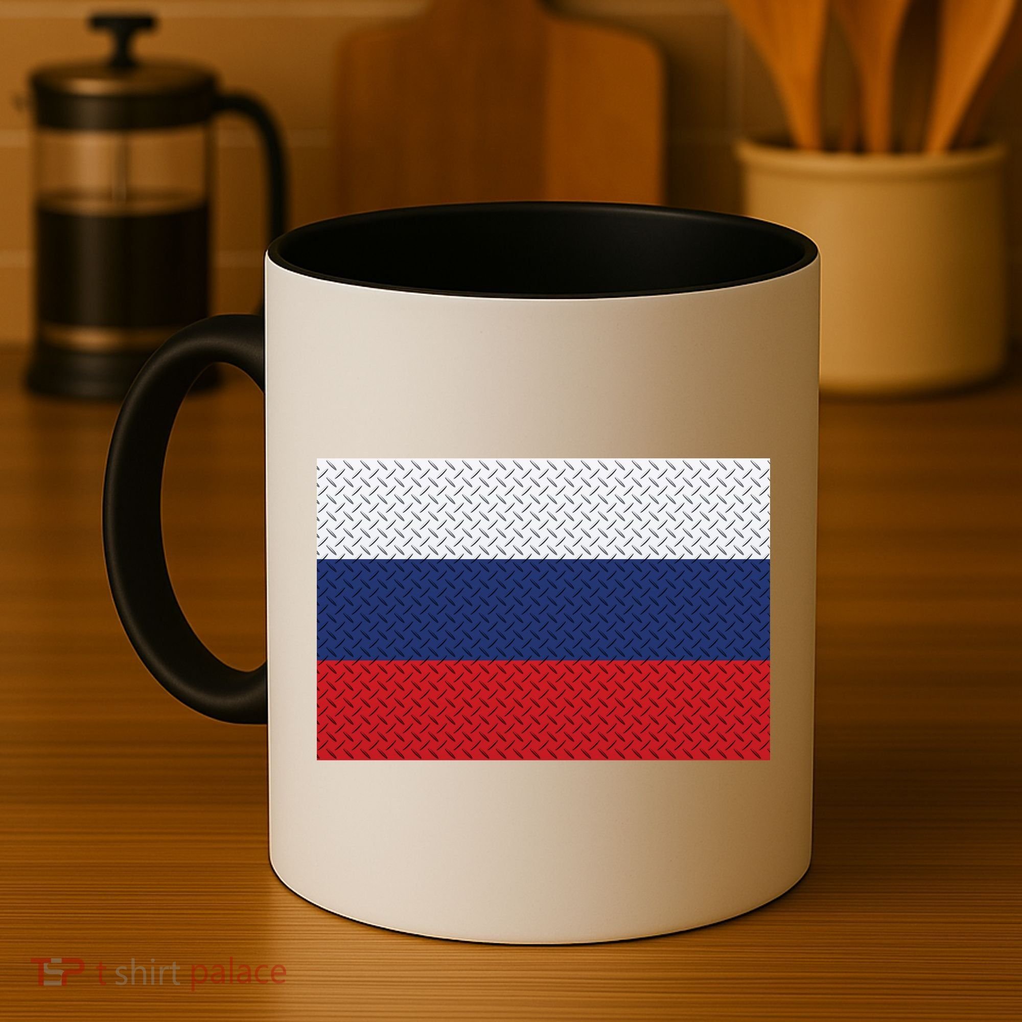 Russian Metal Flag Coffee Mug