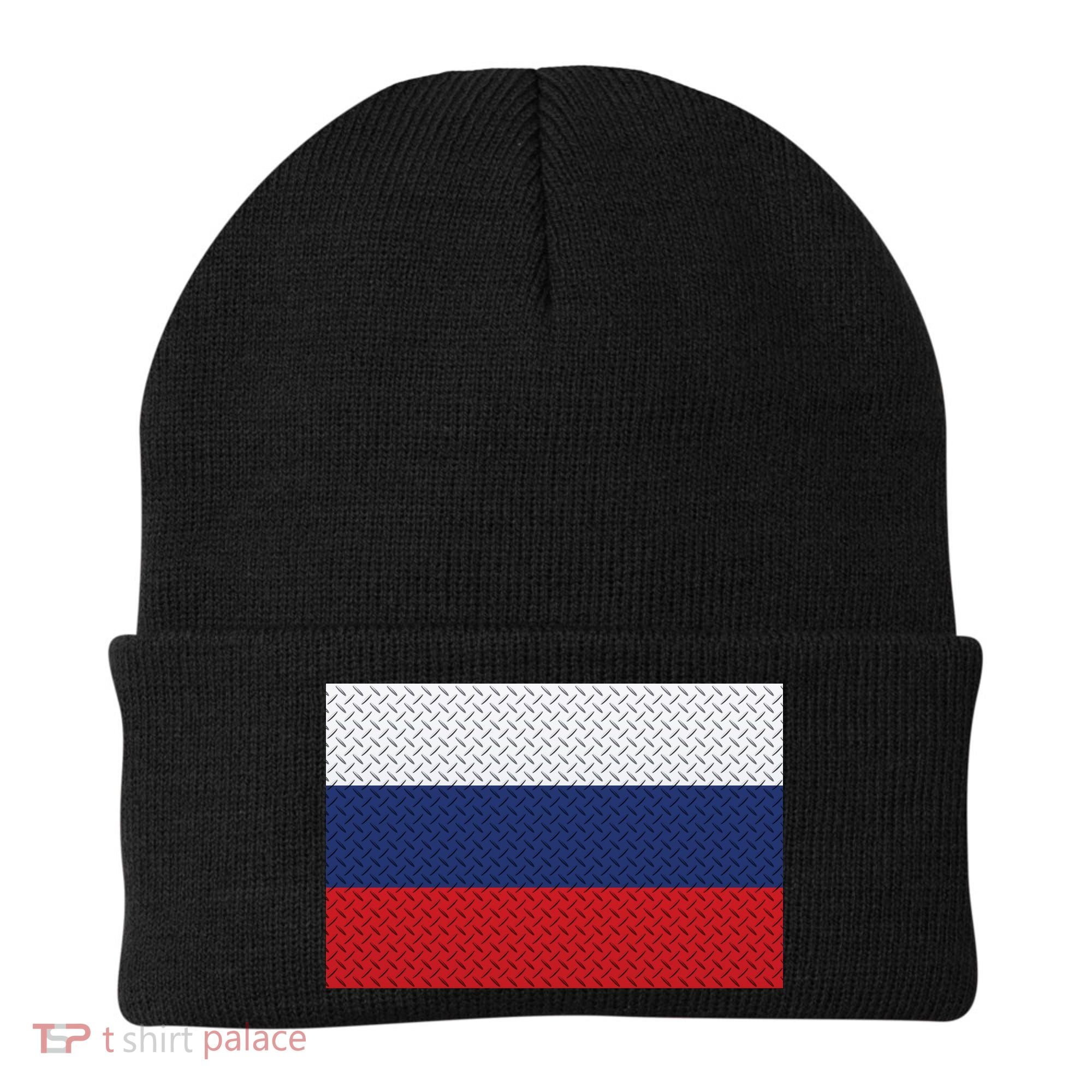Russian Metal Flag Beanie