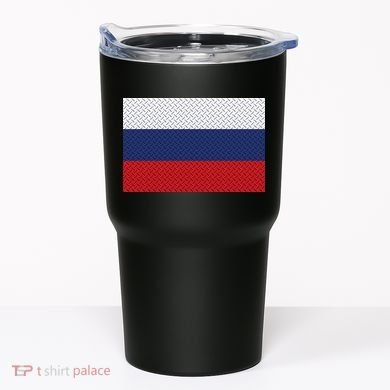 Russian Metal Flag Tumbler