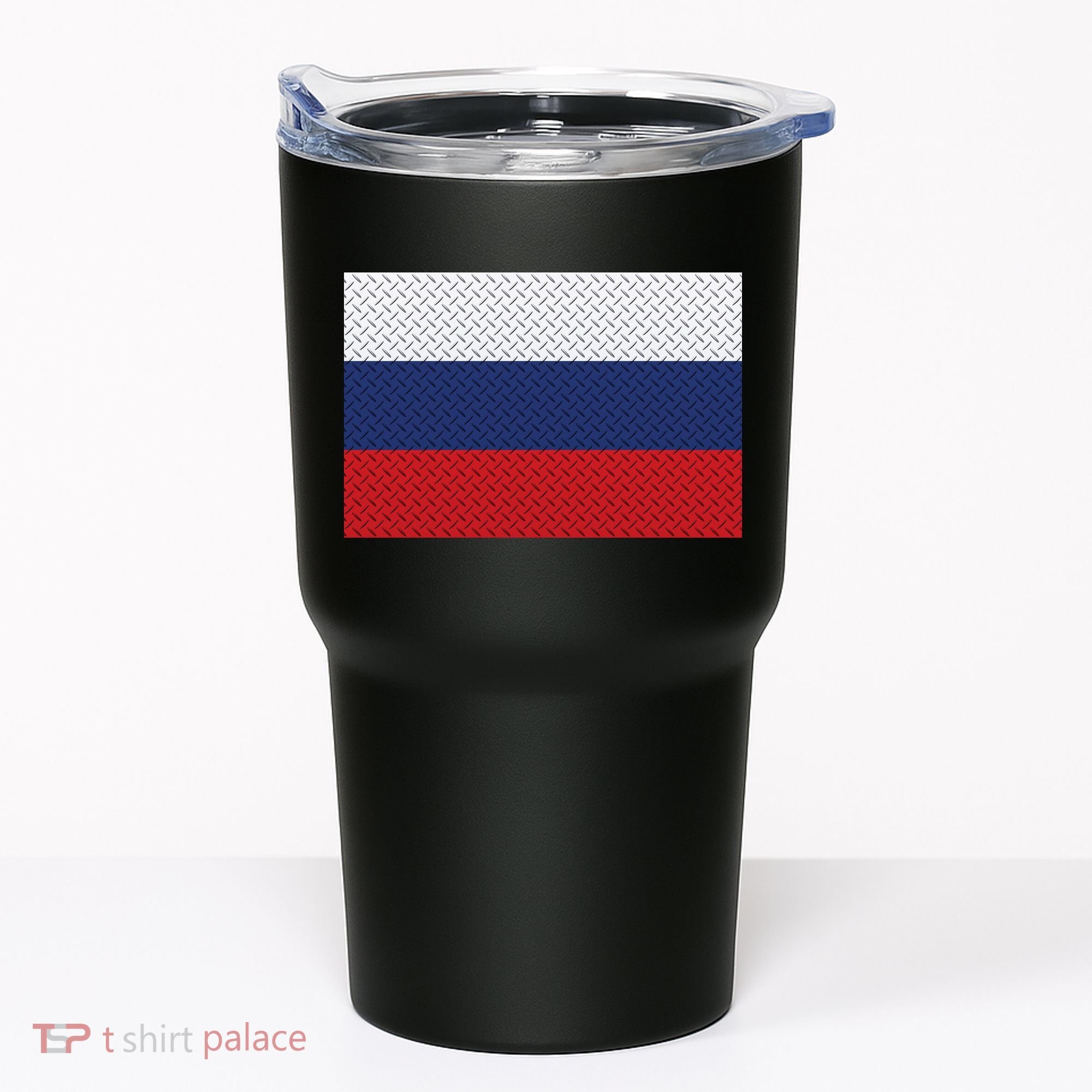 Russian Metal Flag Tumbler