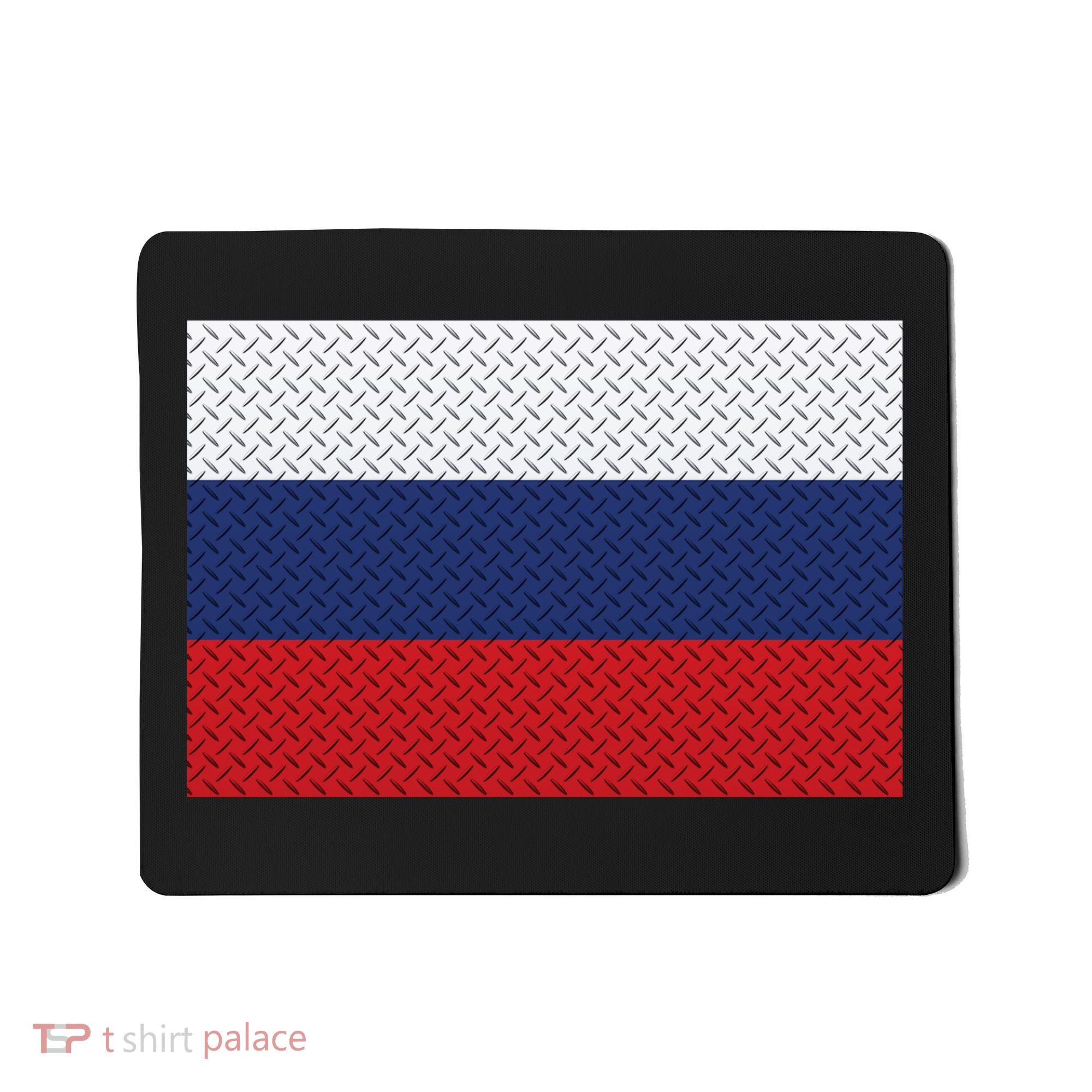 Russian Metal Flag Mousepad