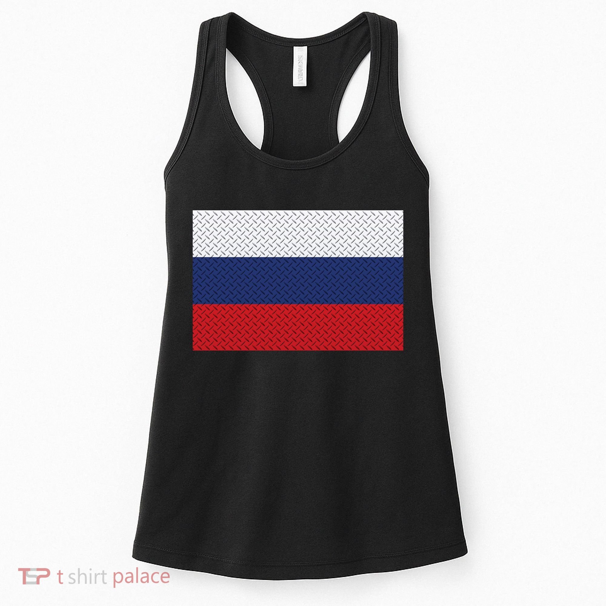 Russian Metal Flag Women's Tank Top