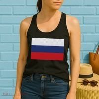 Russian Metal Flag Women's Tank Top thumb 2