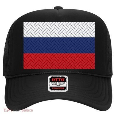 Russian Metal Flag Hat