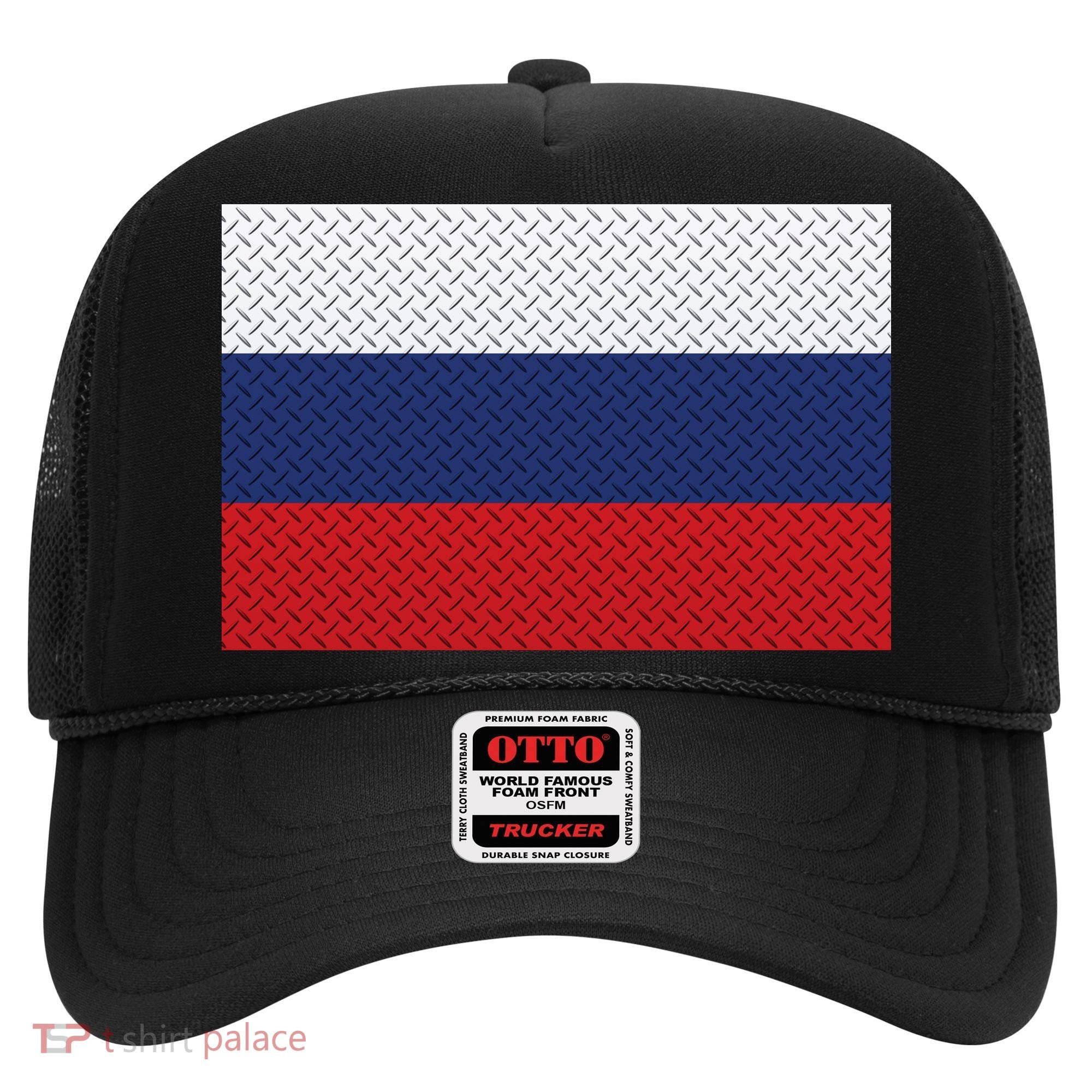 Russian Metal Flag Hat