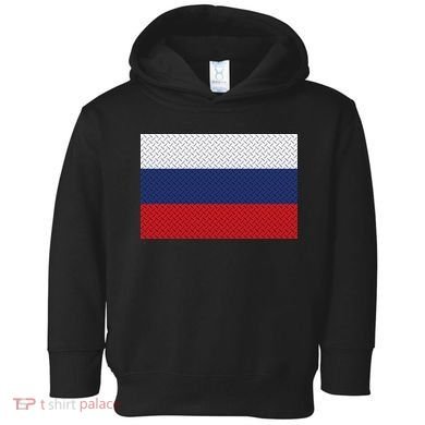 Russian Metal Flag Toddler Hoodie