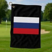 Russian Metal Flag Golf Towel thumb 1