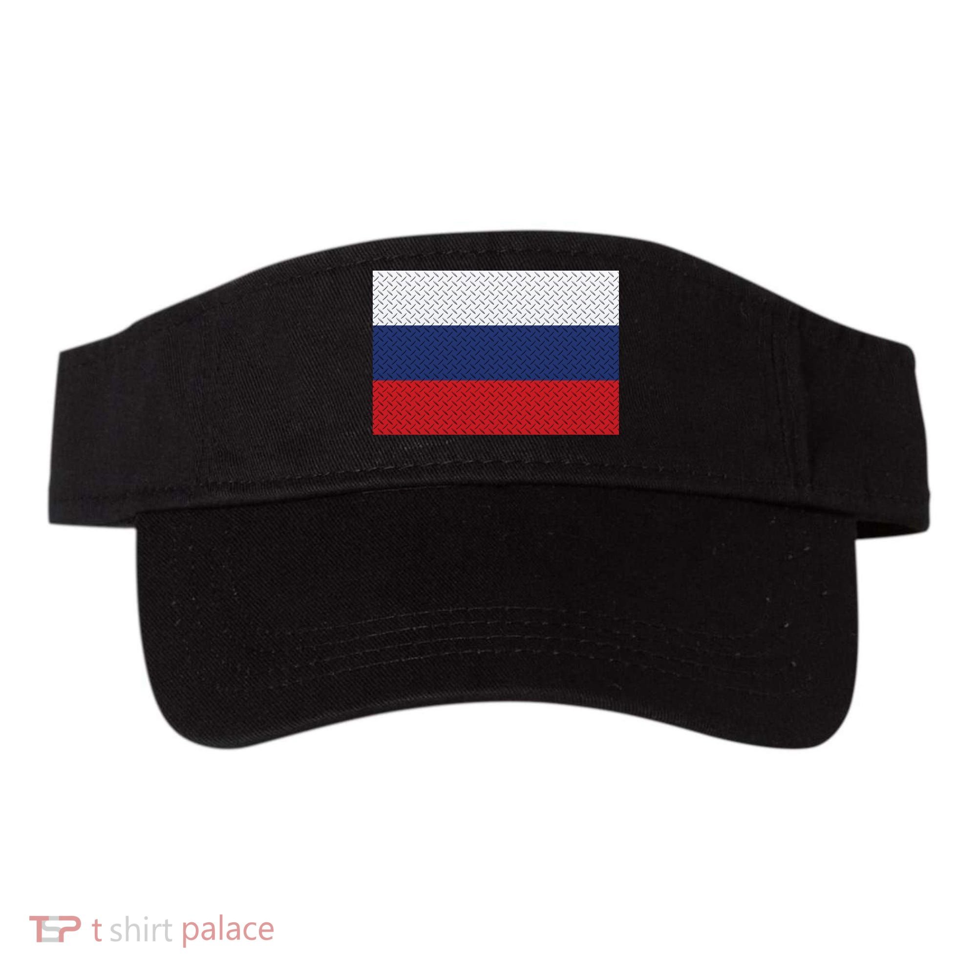 Russian Metal Flag Visor