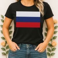 Russian Metal Flag Women's T-Shirt thumb 2