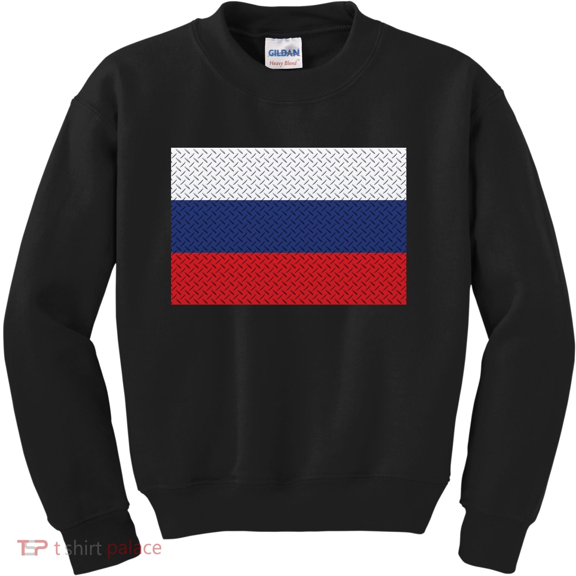 Russian Metal Flag Kids Sweatshirt