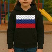 Russian Metal Flag Kids Hoodie thumb 3