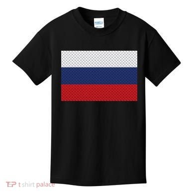 Russian Metal Flag Kids T-Shirt