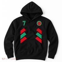 Retro7 Moroccan Football Morocco Soccer Morocco Flag Pullover Hoodie Hoodie thumb 0