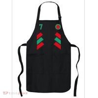 Retro7 Moroccan Football Morocco Soccer Morocco Flag Pullover Hoodie Apron thumb 0
