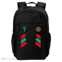Retro7 Moroccan Football Morocco Soccer Morocco Flag Pullover Hoodie Backpack thumb 0